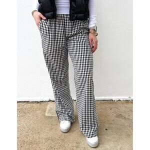 Women’s Pretty Garbage Happy Days Gingham Pants Size Small S